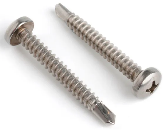 5.5 X 35 PHILLIPS PAN SELF DRILLING SCREW DIN 7504M H A4 STAINLESS STEEL