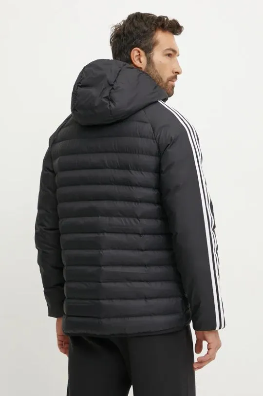 adidas Originals jacket Pad Hooded Jacket men's black color IZ1842