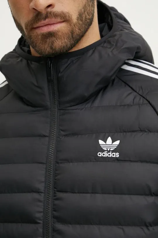 adidas Originals jacket Pad Hooded Jacket men's black color IZ1842