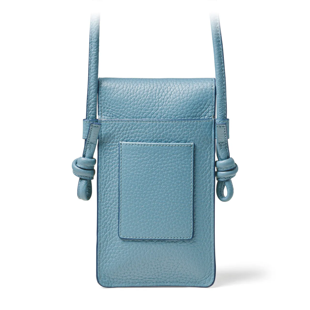 ASPINAL OF LONDON ONLINE EXCLUSIVE Ella Grained Leather Crossbody Phone Pouch - Cornflower