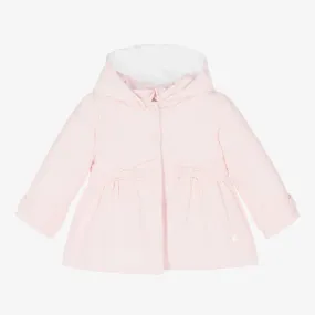 Baby Girls Pale Pink Cotton Coat