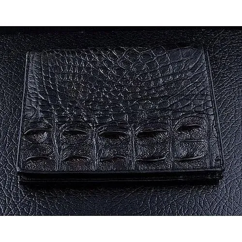 Backbone Crocodile Long Mens Wallet