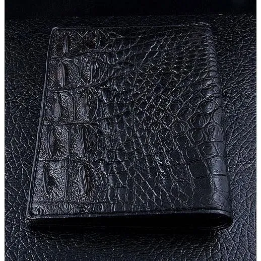 Backbone Crocodile Long Mens Wallet