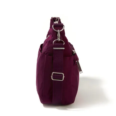 Baggallinni Securtex Anti-Theft Free Time Crossbody Bag Mulberry 