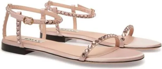 Bally Krilli-T crystal-embellished sandals Pink