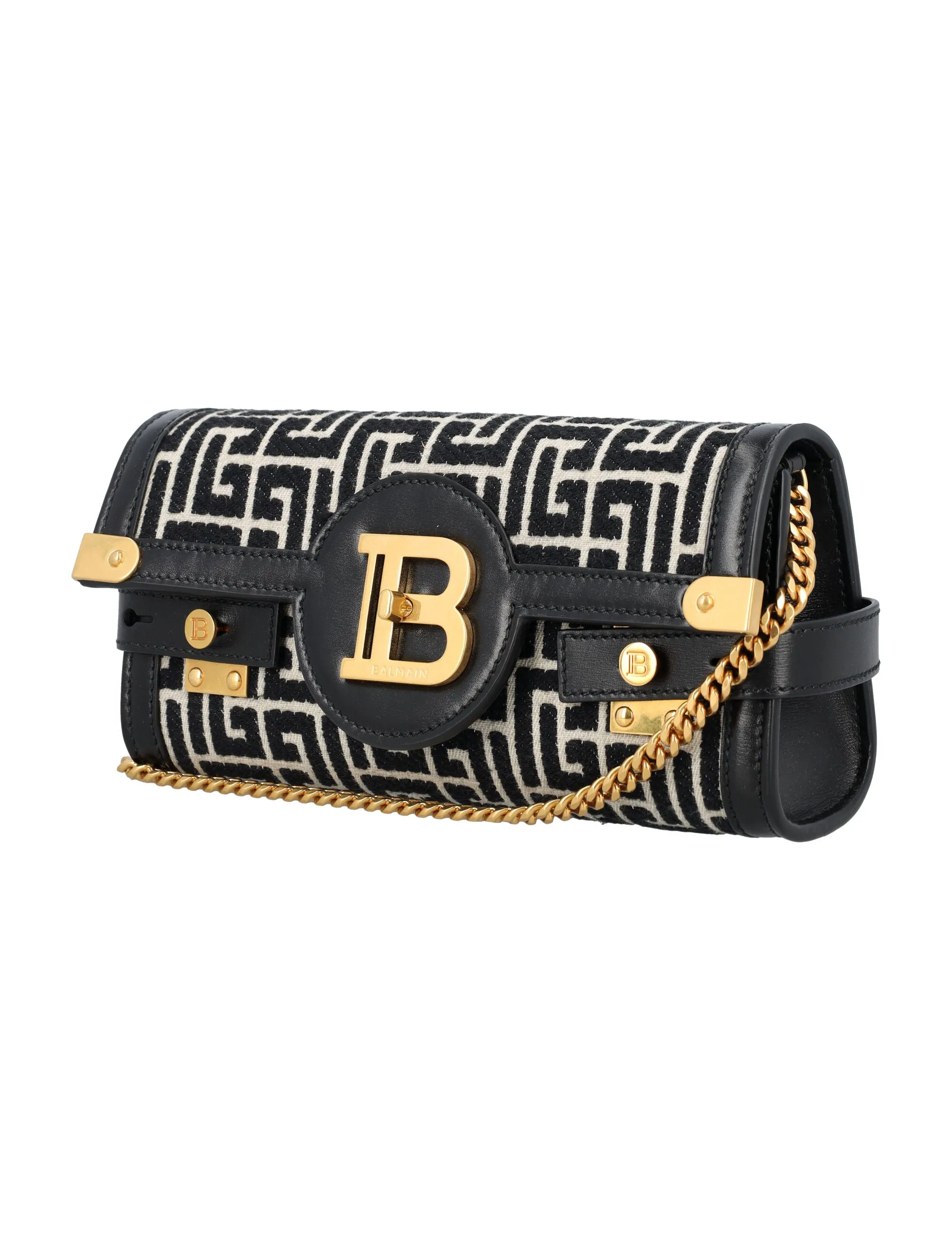 BALMAIN Chic Monogram Jacquard Mini Handbag 23