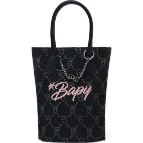 BAPY MONOGRAM JACQUARD SHOULDER BAG LADIES