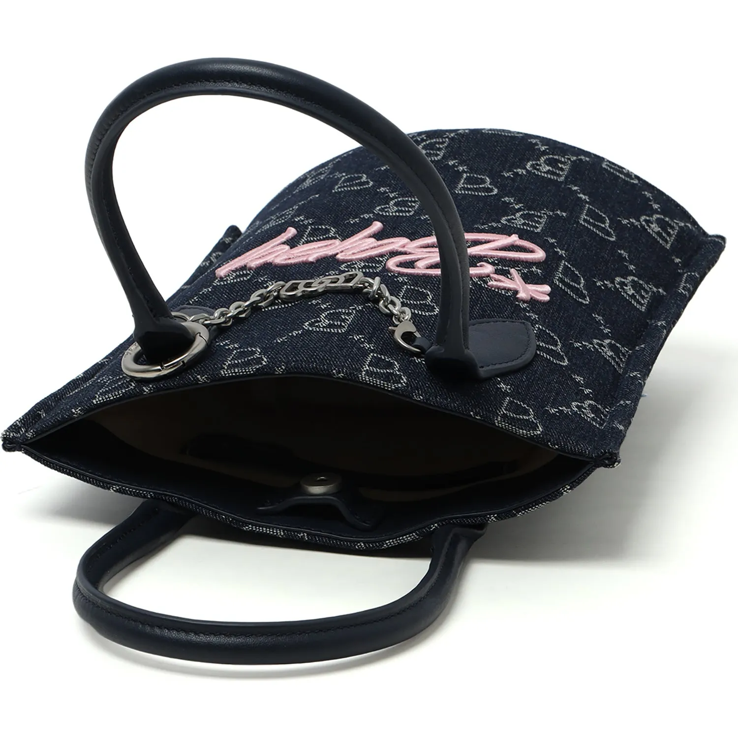 BAPY MONOGRAM JACQUARD SHOULDER BAG LADIES