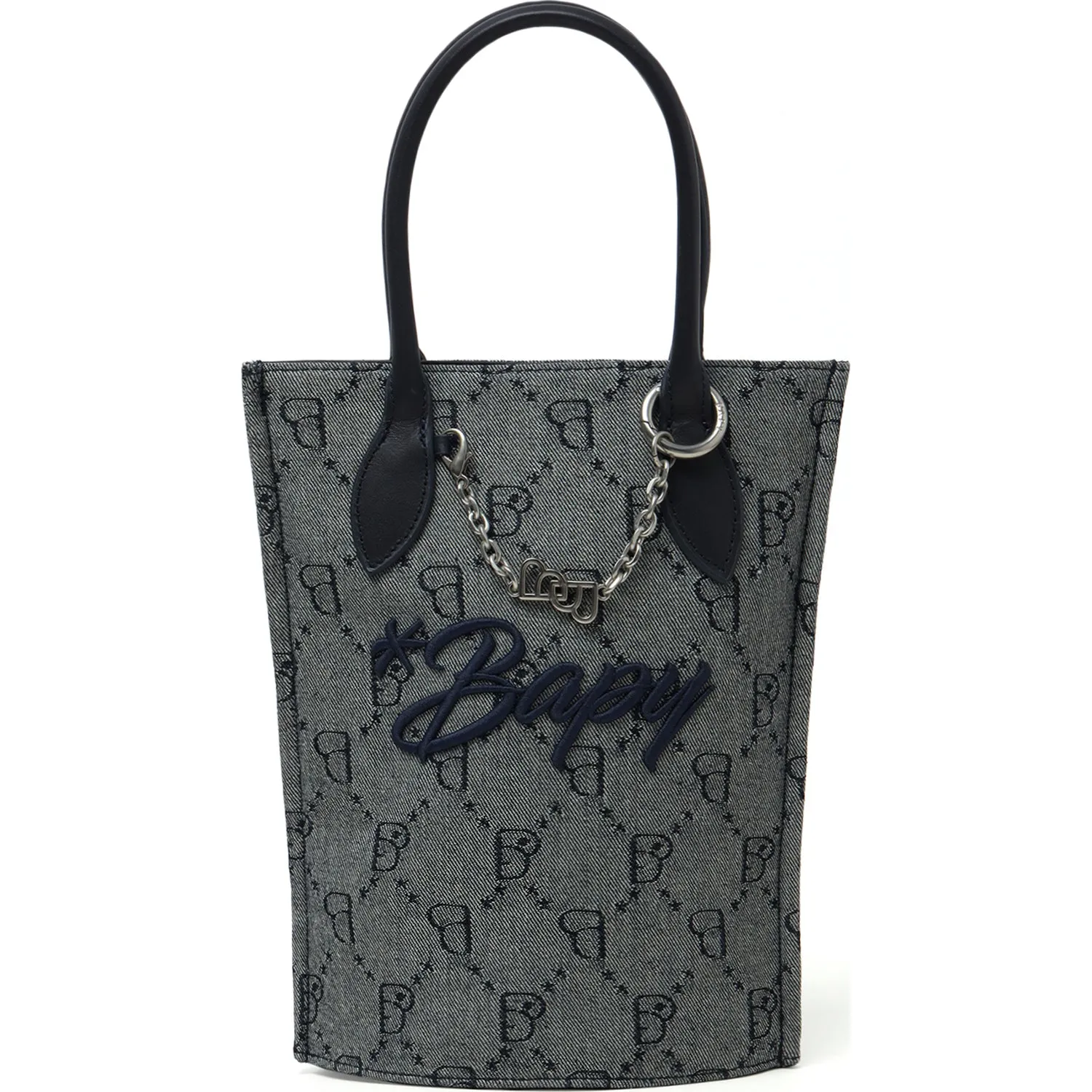 BAPY MONOGRAM JACQUARD SHOULDER BAG LADIES