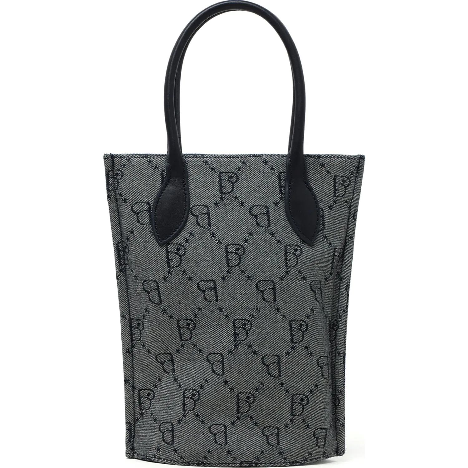 BAPY MONOGRAM JACQUARD SHOULDER BAG LADIES