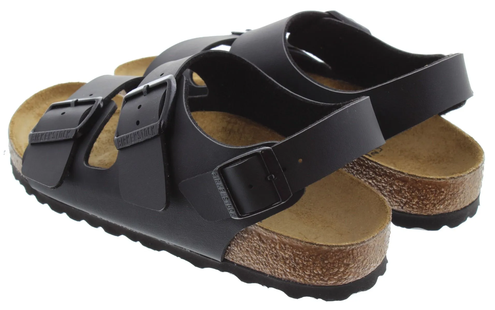 BIRKENSTOCK Ladies Milano Narrow Fit Sandals In Black