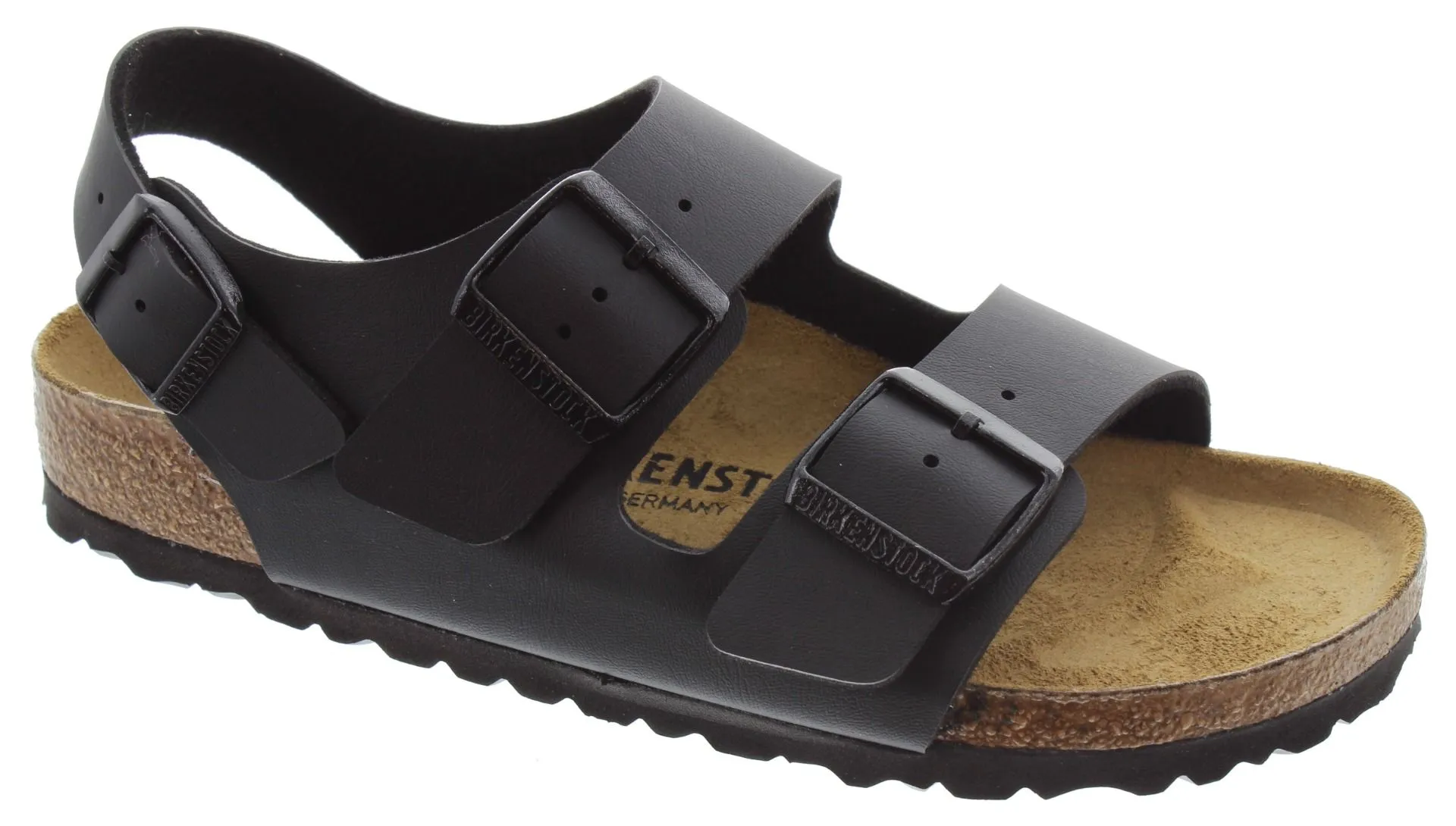 BIRKENSTOCK Ladies Milano Narrow Fit Sandals In Black