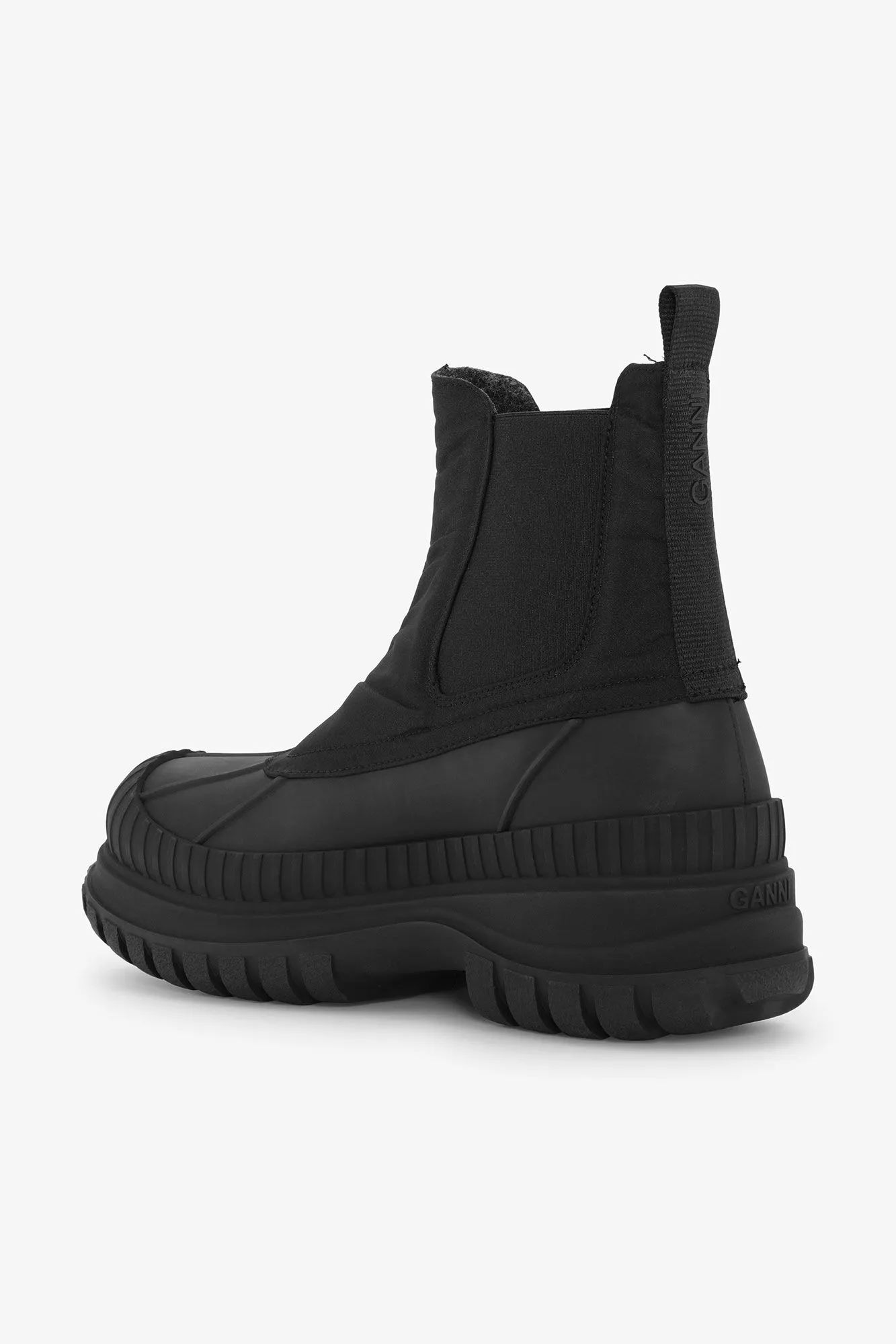 Black Outdoor Chelsea Boots