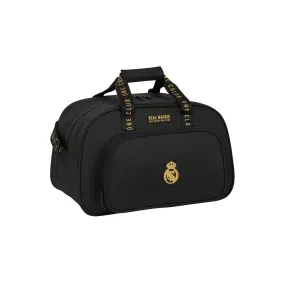 Bolsa Deporte Negra/Mostaza Real Madrid