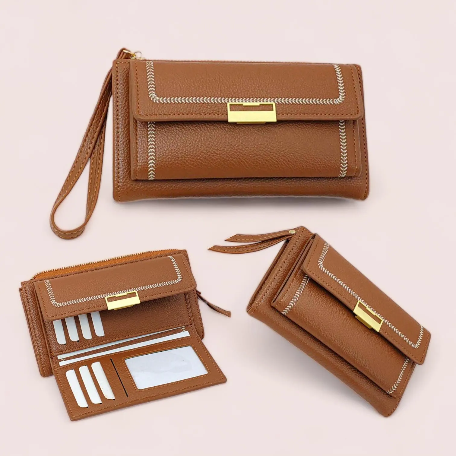 BOLSO Long Fold Wallet