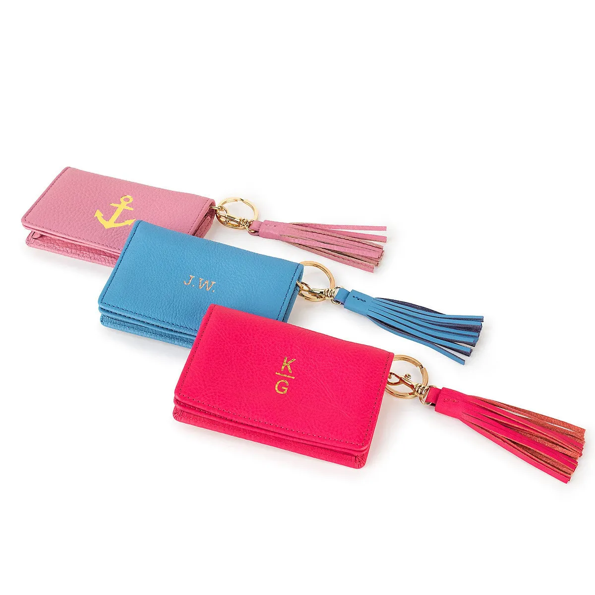 Boulevard Keychain Wallet w/ Monogramming