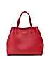 Campo Marzio Calypso Cherry Red Faux Leather Handbag