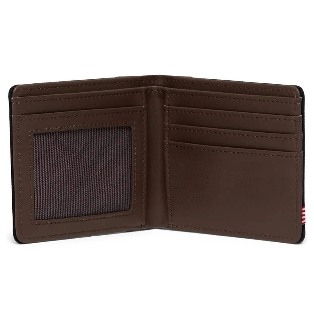 Charlie RFID Wallet - Saddle/Black