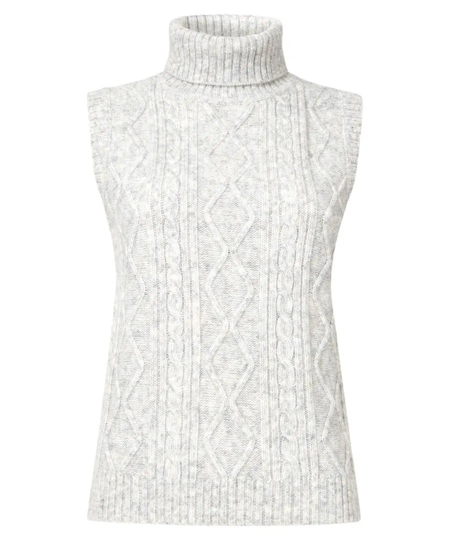 Charming Cable Knit Vest