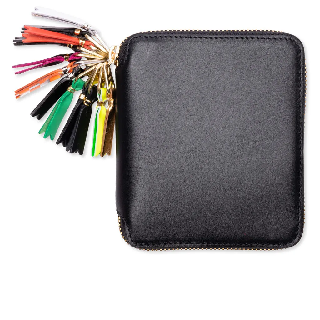 Comme des Garcons SA2100 Zipper Pull Wallet - Black