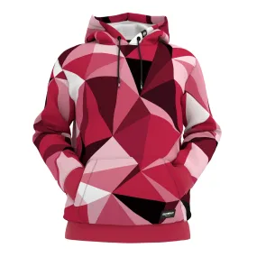 Cubes Magenta Hoodie