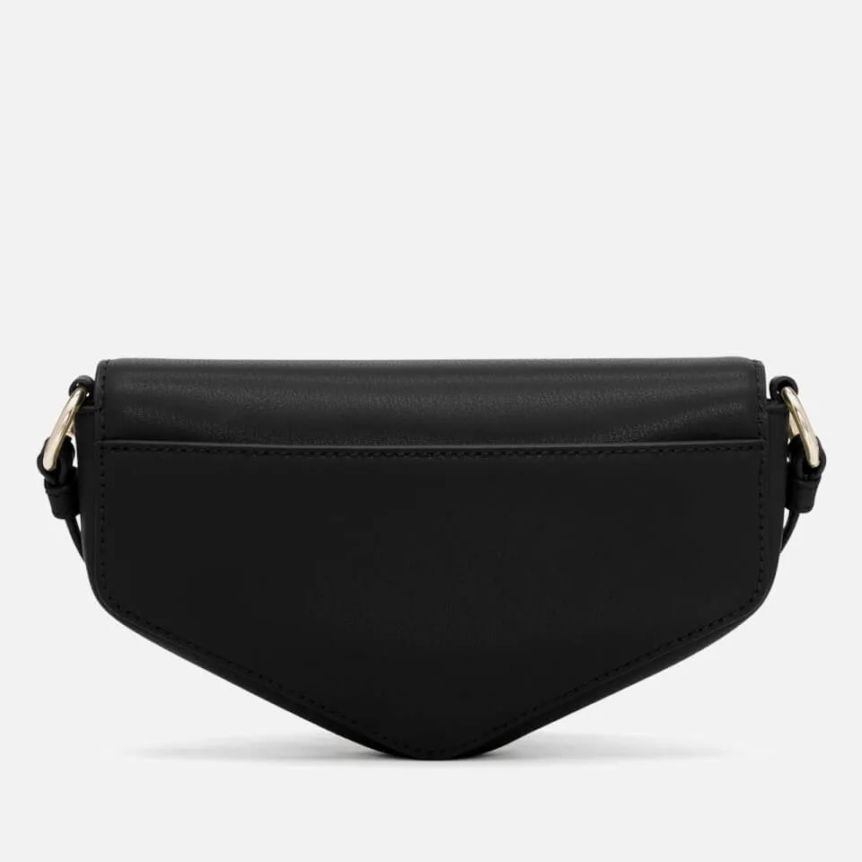 DKNY Downtown Logo Leather Crossbody Bag