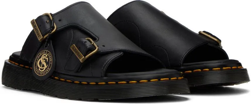 Dr. Martens Black 'Made In England' Dayne Sandals