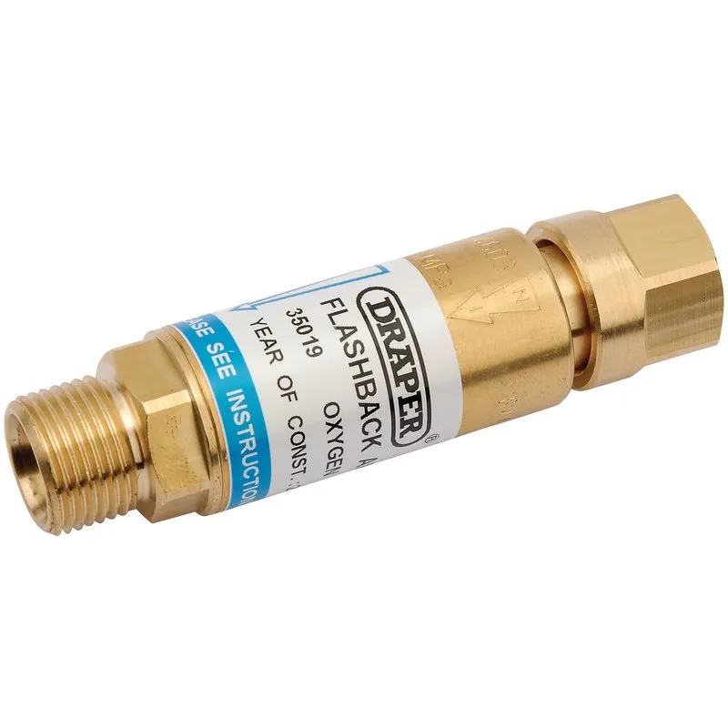 Draper W705 In-Line Oxygen Flashback Arrestor - Code: 35019 - Pack Qty 1