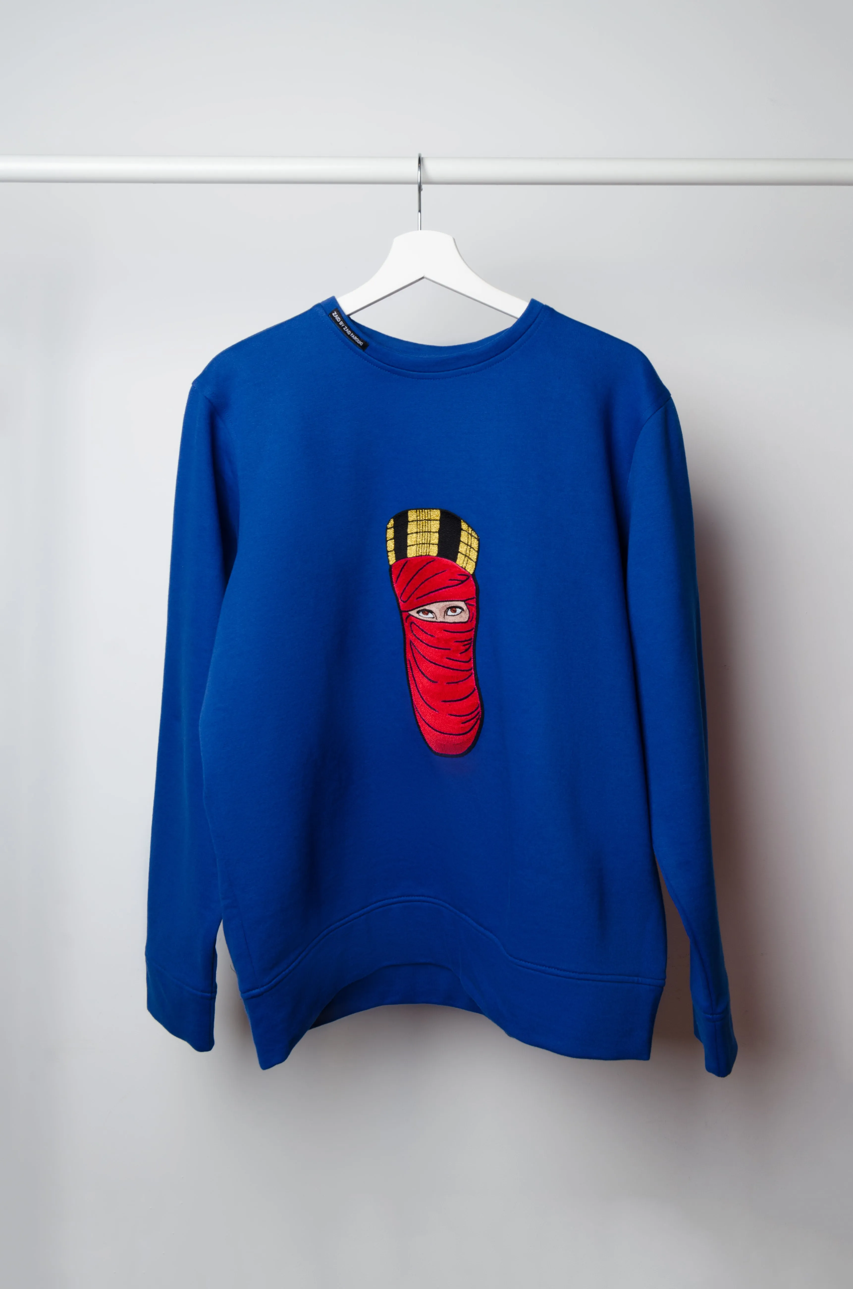 Electric Blue Motif Sweater