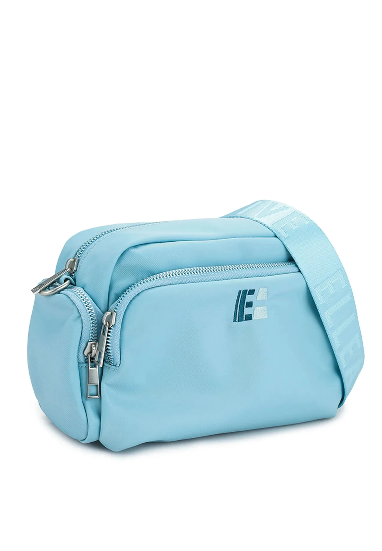 ELLE Active Logo Classic Nylon Geometric Crossbody n Shoulder Bag