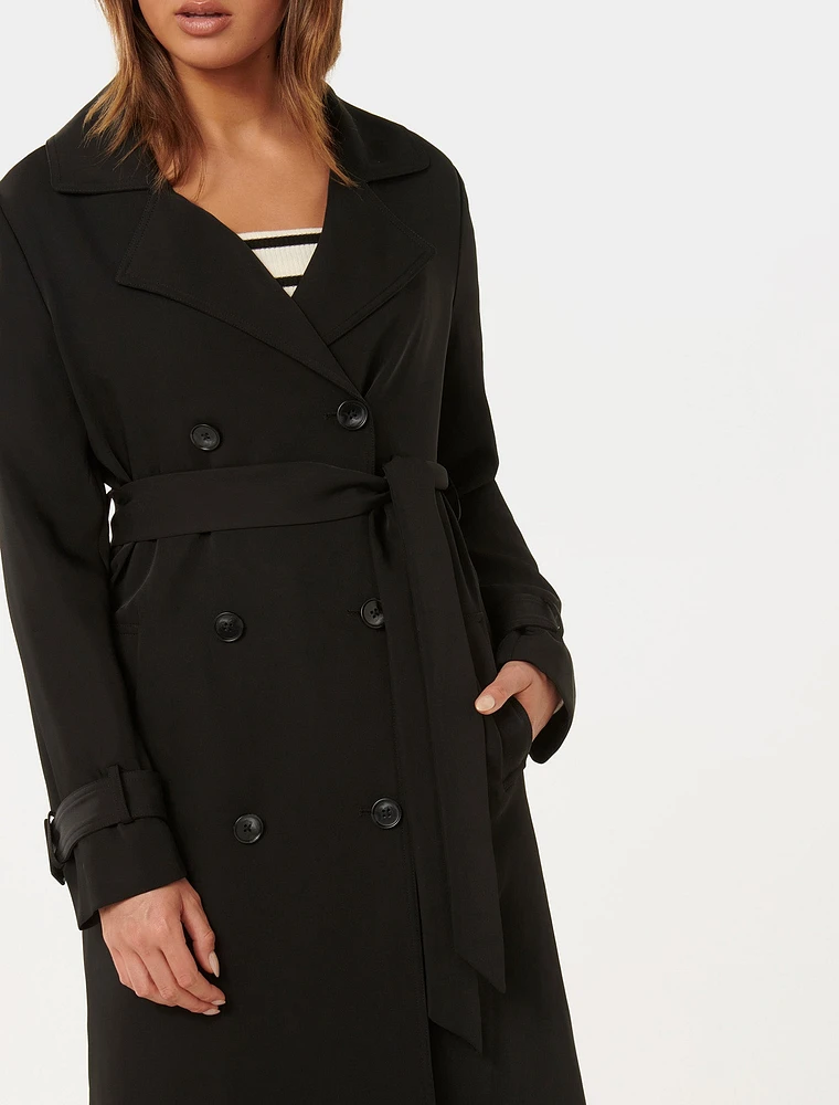 EverNew Natasha Soft Trench Coat