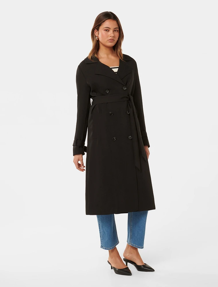 EverNew Natasha Soft Trench Coat