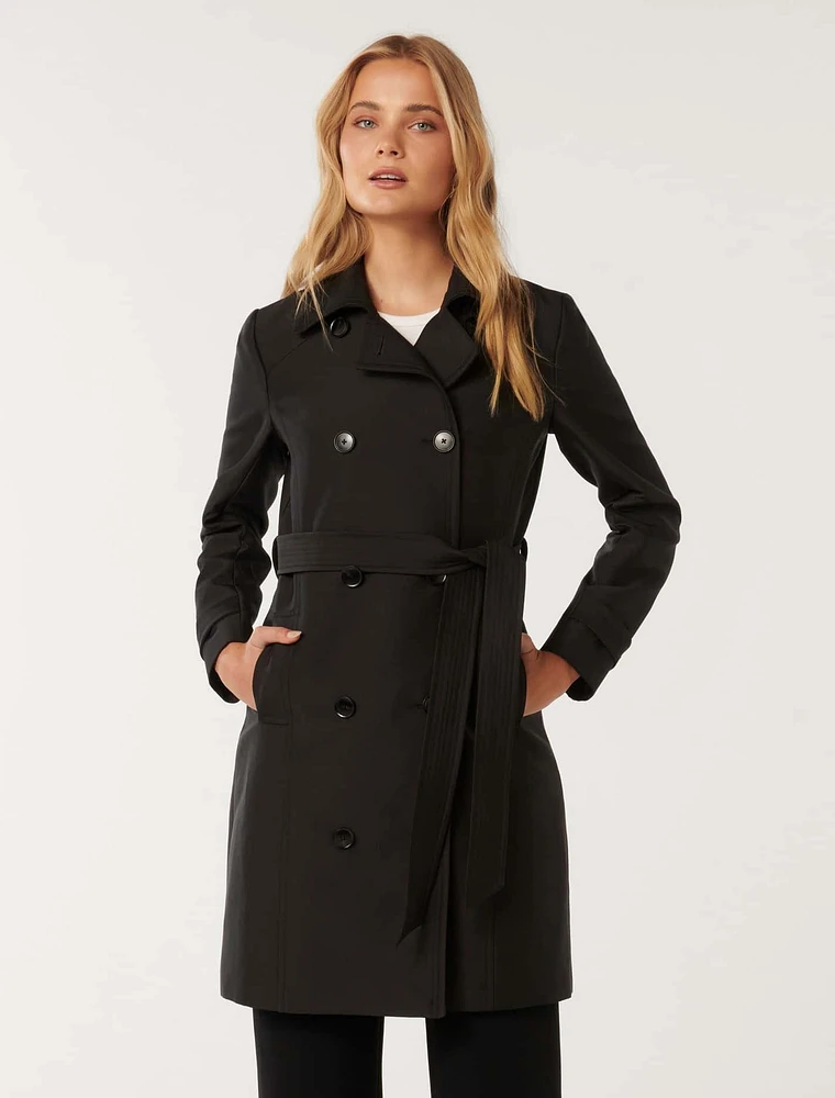 EverNew Natasha Soft Trench Coat