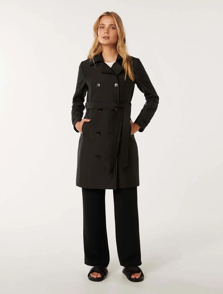 EverNew Natasha Soft Trench Coat