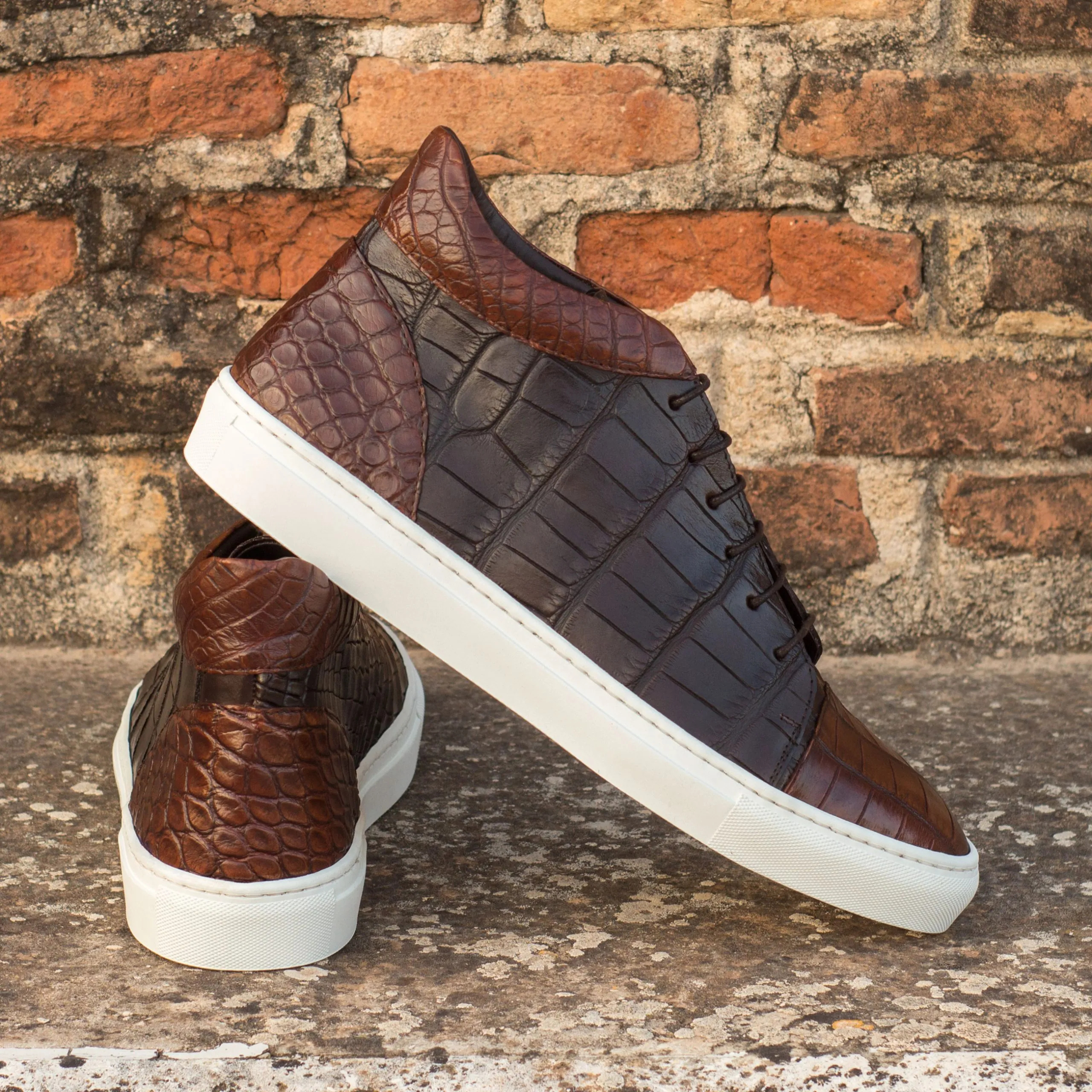 		Exotic Skins High Tops Sneaker	