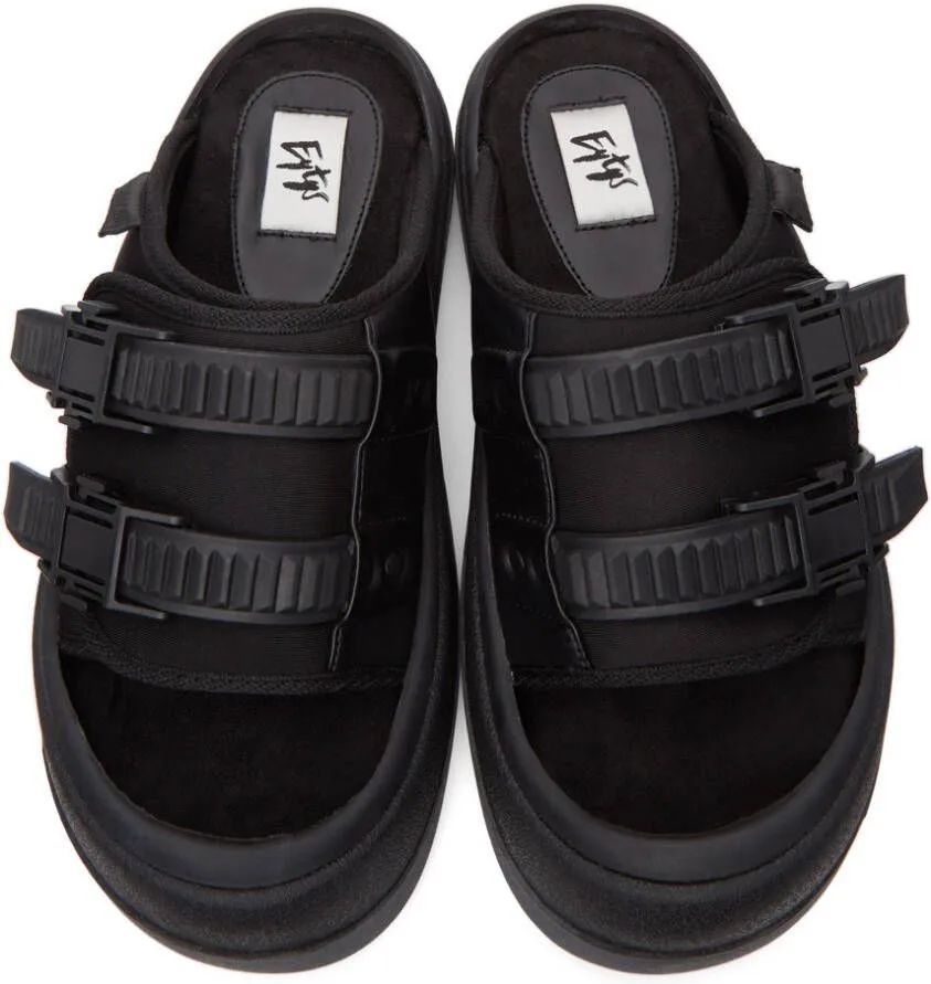 Eytys SSENSE Exclusive Black Capri Sandals