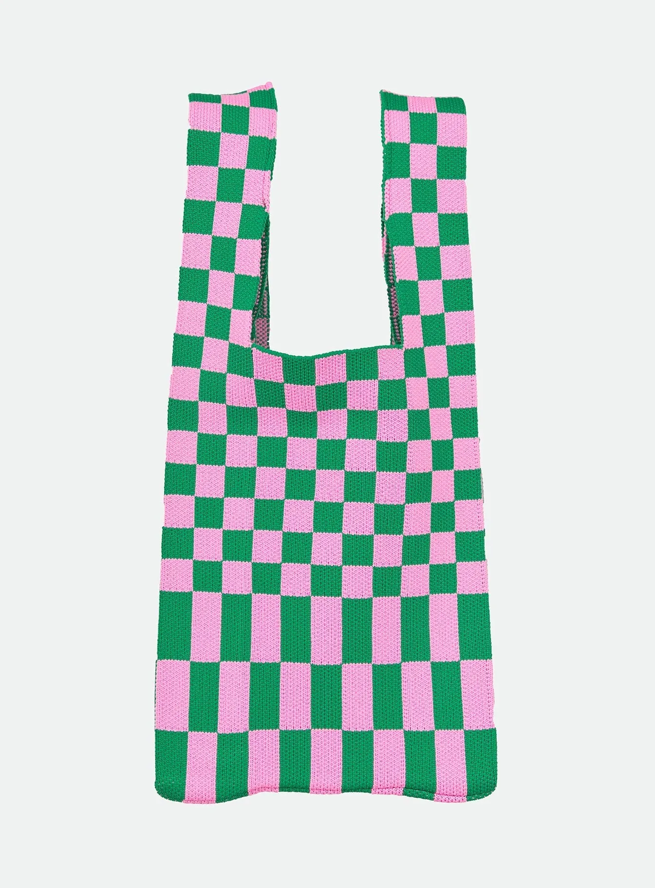 Gala Checkered Bag Green / Pink