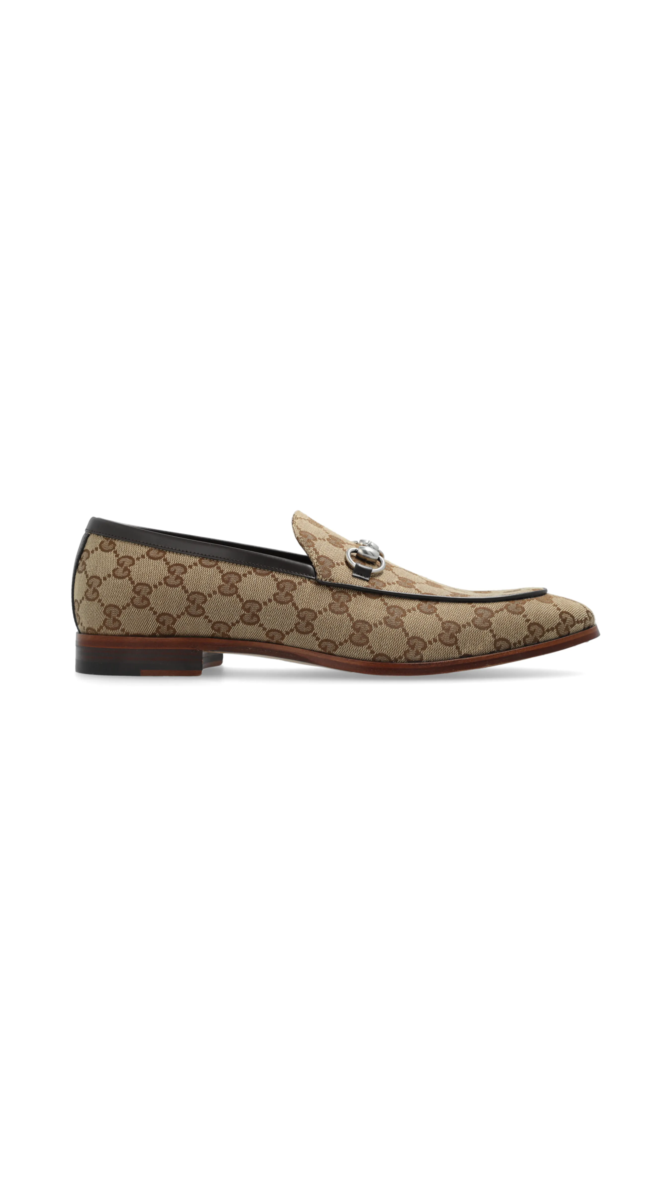 GG Horsebit Loafer - Beige/Ebony