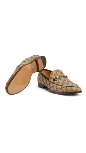 GG Horsebit Loafer - Beige/Ebony