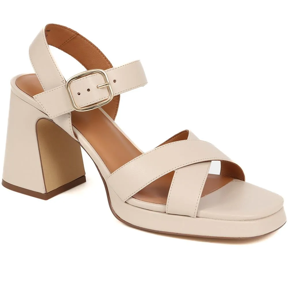 Gladiola2 Leather Platform Sandals - GLADIOLA2 / 325 048