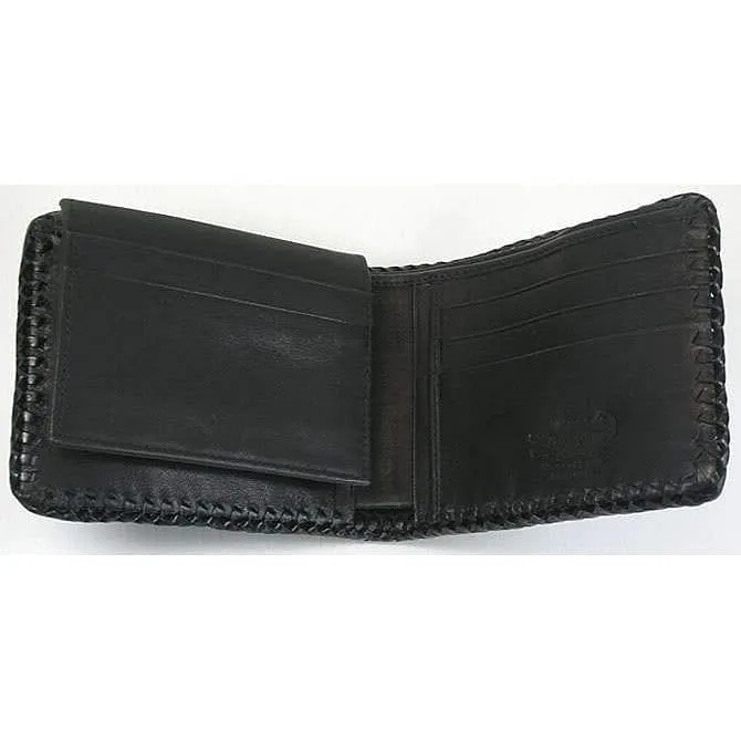 Hardcore Black Crocodile Tail Wallet