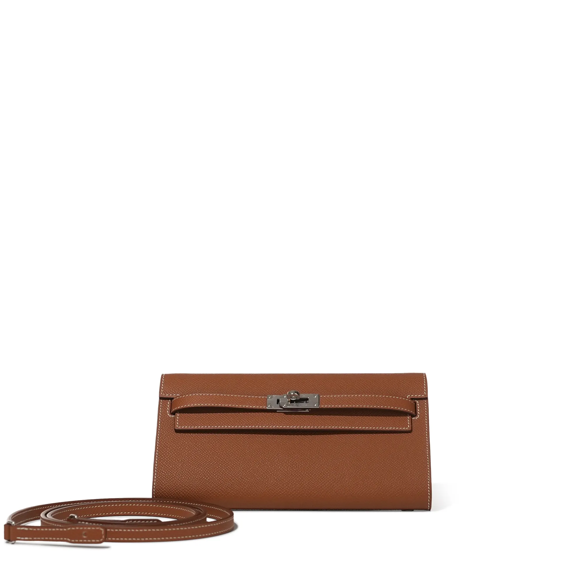 Hermès Gold Epsom Kelly-To-Go Wallet Palladium Hardware, 2024