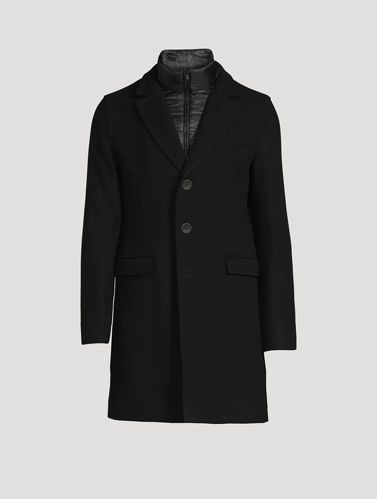 HERNO Diagonal Wool Slim-Fit Coat