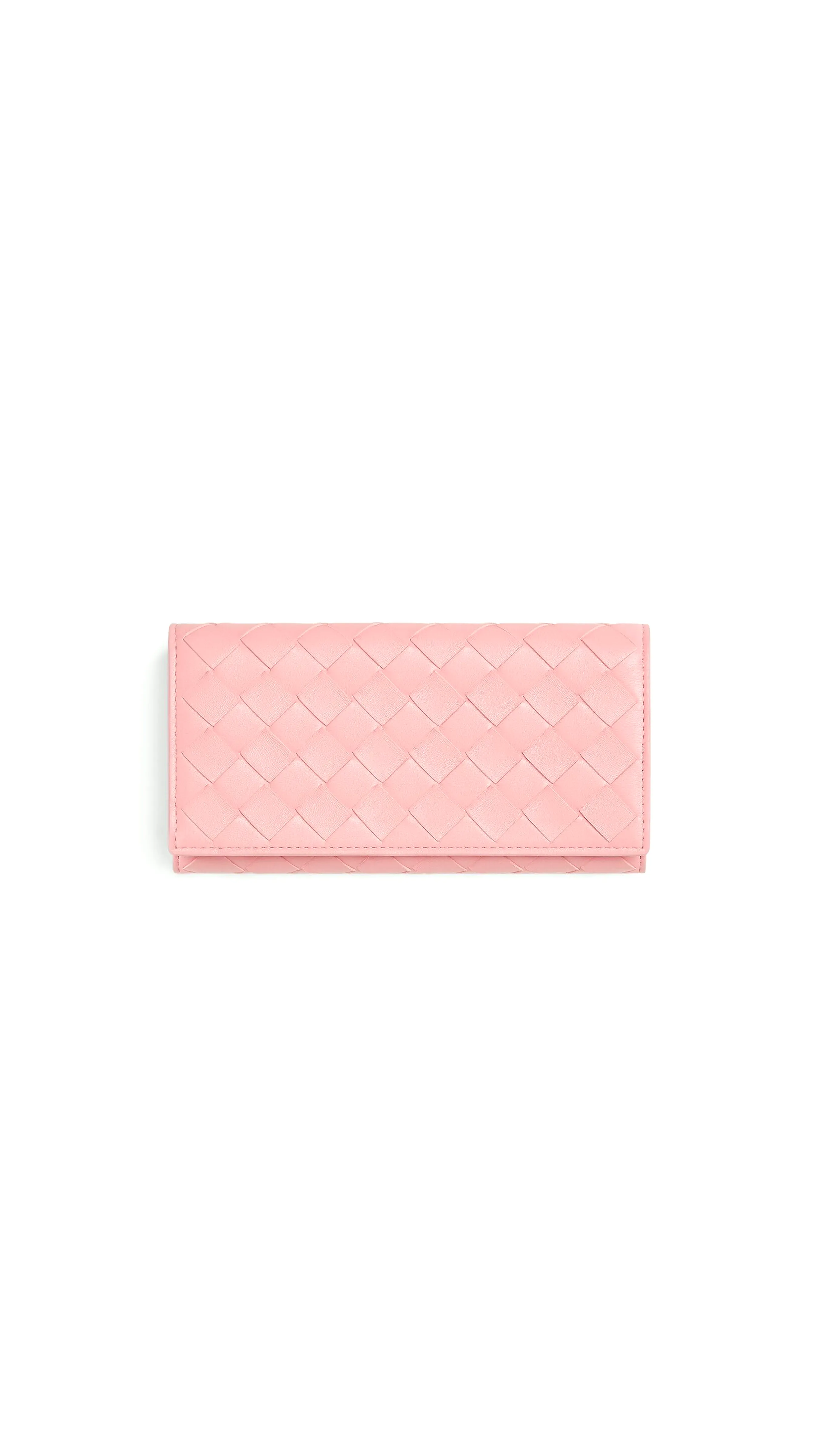 Intrecciato Large Flap Wallet - Ribbon