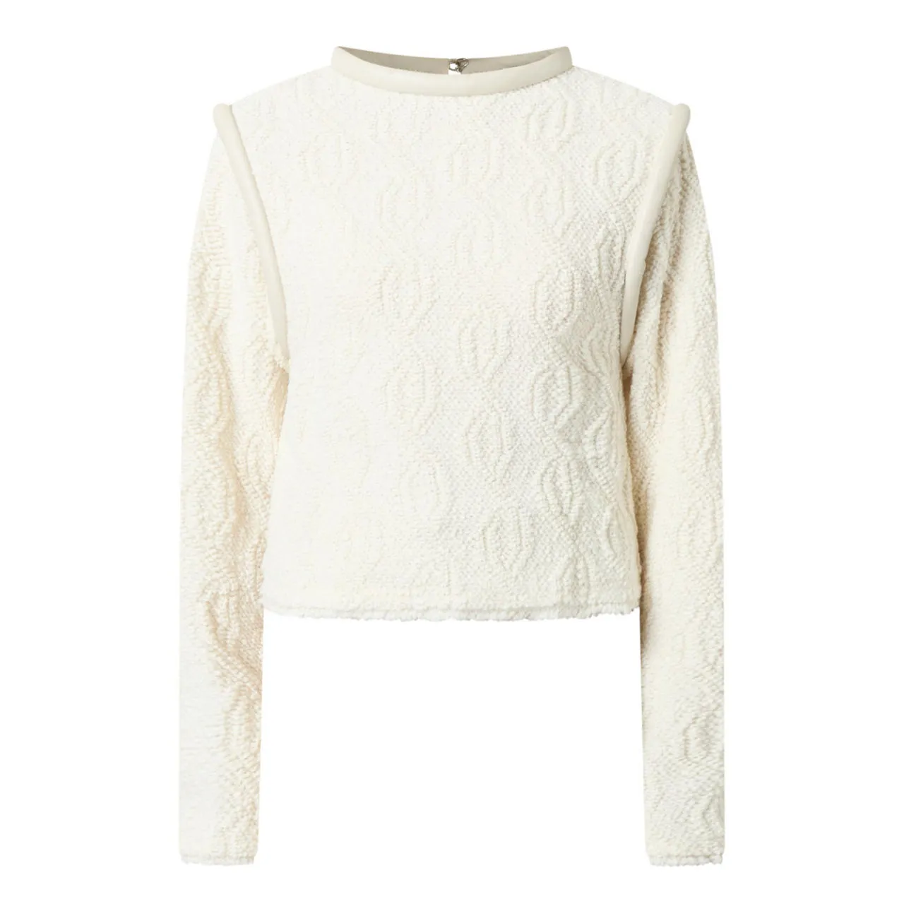 ISABEL MARANT Utah Textured Knit Sweater - Cream