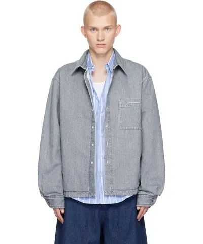 Jacquemus Gray La Casa 'La chemise Boulanger' Denim Jacket