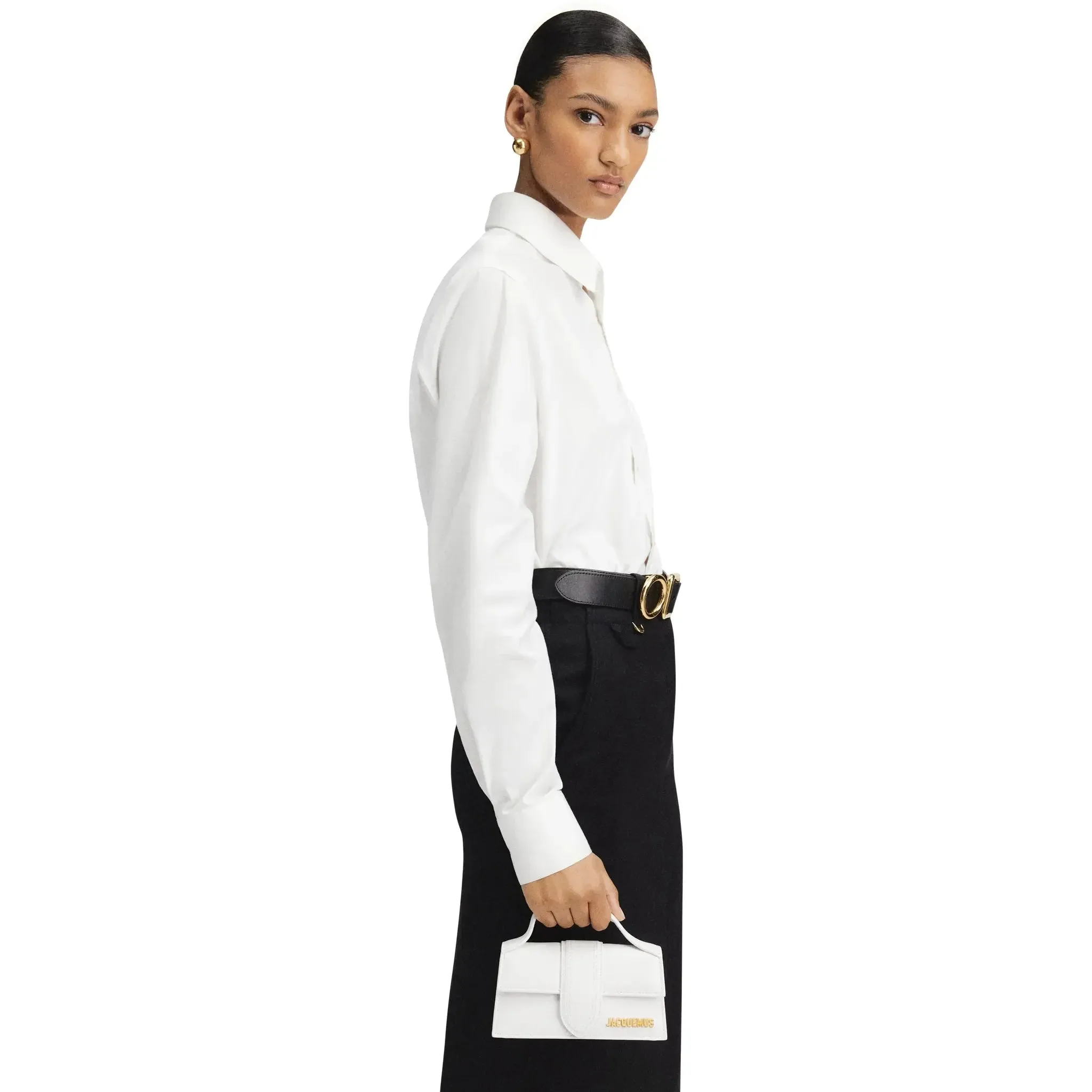 Jacquemus Le Bambino Small White Crossbody Bag