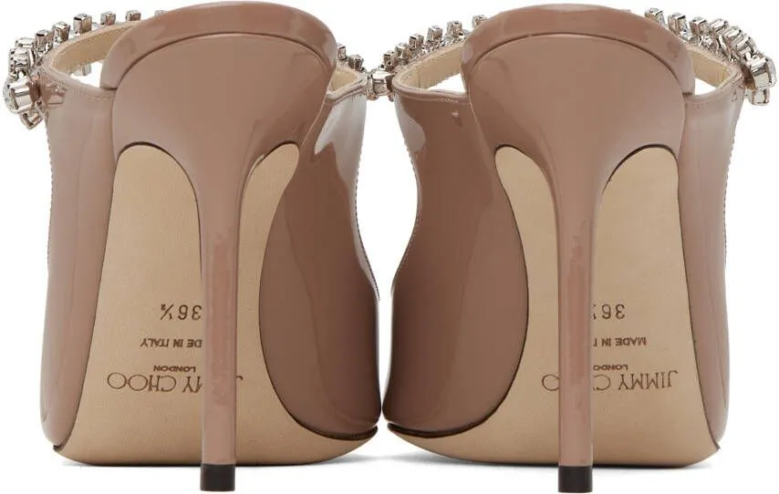 Jimmy Choo Beige Bing 100 Heels