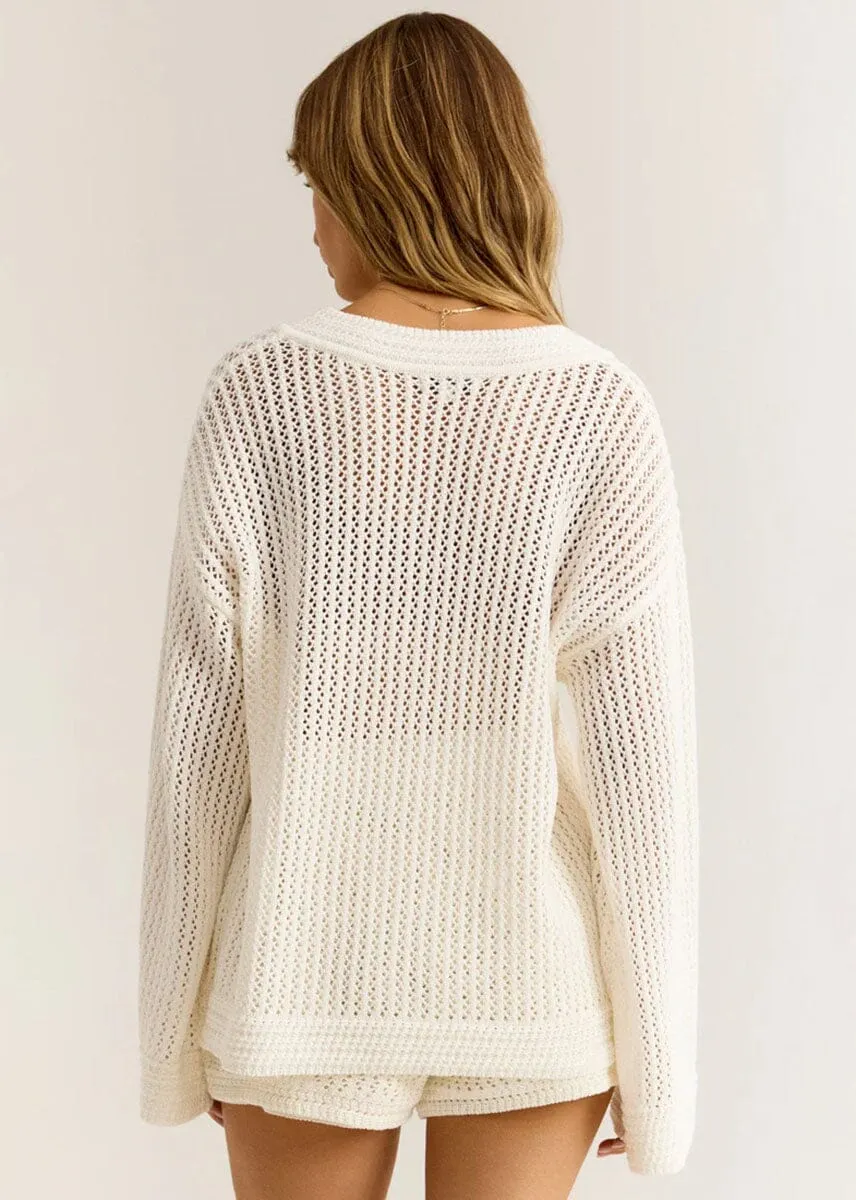 Kiami Crochet Sweater - White