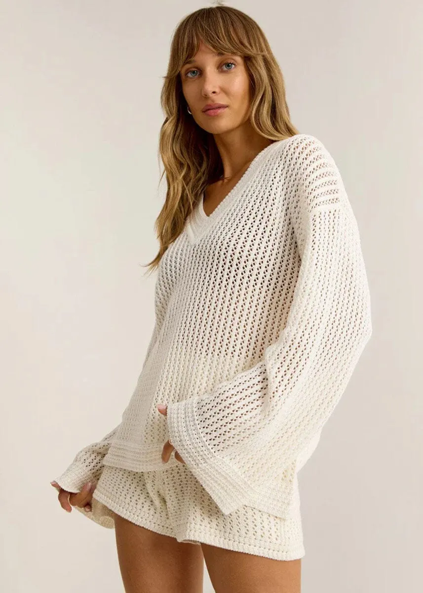 Kiami Crochet Sweater - White